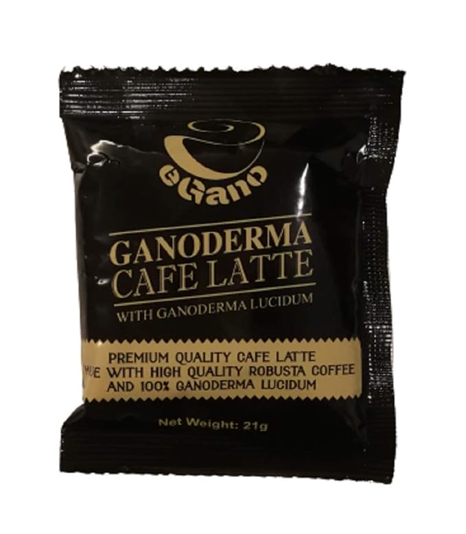 3 Boxes eGano Premium Ganoderma Cafe Latte Instant Coffee With Ganoderma Lucidum Extract (21g x 20 Sachets Box) (EGBC)