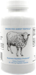 Supreme Nutrition Sheep Testicle - 100% Grass Fed and Finished in New Zealand 90 Capsules of Pure Ovine Testicle