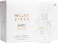Nu Skin Beauty Focus Collagen+ | Marine Collagen Liquid Supplement with Lutein &amp Wheat Lipids | Supports Skin Hydration Elasticity &amp Smooth Appearance | 30 Pouches | Peach