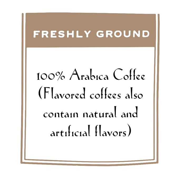 Coffee Masters Flavored Coffee Tahitian Vanilla Ground 12-Ounce Bags (Pack of 4)