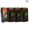JO COFFEE: Ground Coffee Bundle Morning Jo Coffee 12 oz No Fun Jo Decaf Coffee 12 oz and 2 lb Wild Jo Dark French Roast Coffee 12 oz Swiss Water Process USDA Certified Gluten-Free