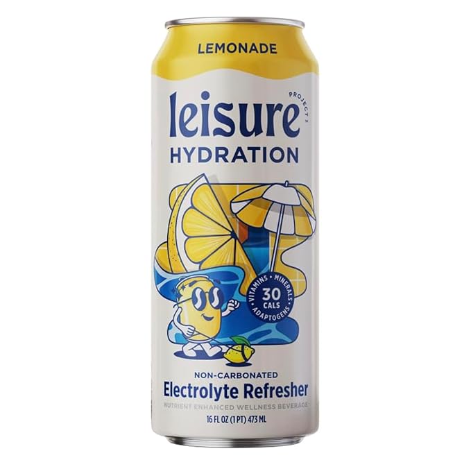 Leisure Project Beverage Lemonade Refresher 16 fl oz (Pack of 12)