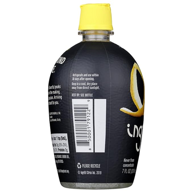Ingrilli Organic Lemon Squeeze 7 Fl Oz Bottle (Pack of 12)