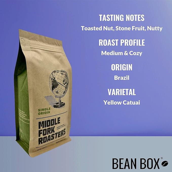 Bean Box Sampler - Roasted by Middle Fork Roasters 2-Pack Whole Bean Coffee Gourmet Coffee