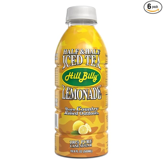 HillBilly Iced Teas and Lemonades Half &amp Half Lemonade 6 Count
