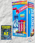 Energy Drink Mix Variety Pack 30 Tubes (1 Pack)+BETTER GUIDE VITAMINS SUPLLEMENTS FREE BOOK