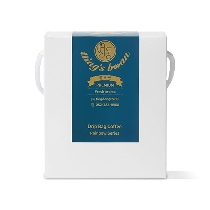 Things Bean Signature “Select Your Own” Drip Coffee Bag – Freshly Roasted Korean Coffee | Individually Packed Travel Drip Bags | Specialty Arabica Blend | Handcrafted by Ttingdong Cooperative
