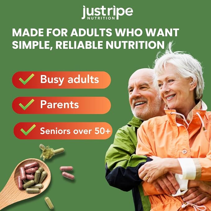 Fruits and Veggies Supplement - 90 Fruit and 90 Vegetable Capsules - 100% Whole Natural Superfood - Filled with Super Greens Vitamins and Minerals - Supports Balance Energy Levels (2 Pack)
