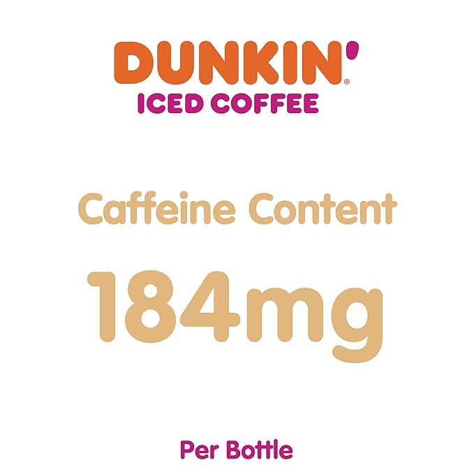 Dunkin' French Vanilla Iced Coffee Bottles 13.7 fl oz 12 Pack