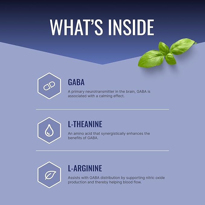 Approved Science GABA+ - Promote Calm Improve Sleep Boost Mood - GABA L-Theanine L-Arginine Vitamin B6 BioPerine - High Absorption - 360 Capsules - Vegan
