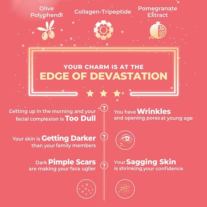 WELLOUS Ibling D-Vine Anti Aging Pomegranate Extract Chewable Collagen Tripeptides Glowing Skin Firming Anti-Aging 60 Tablets/Bottle (Pack of 3)