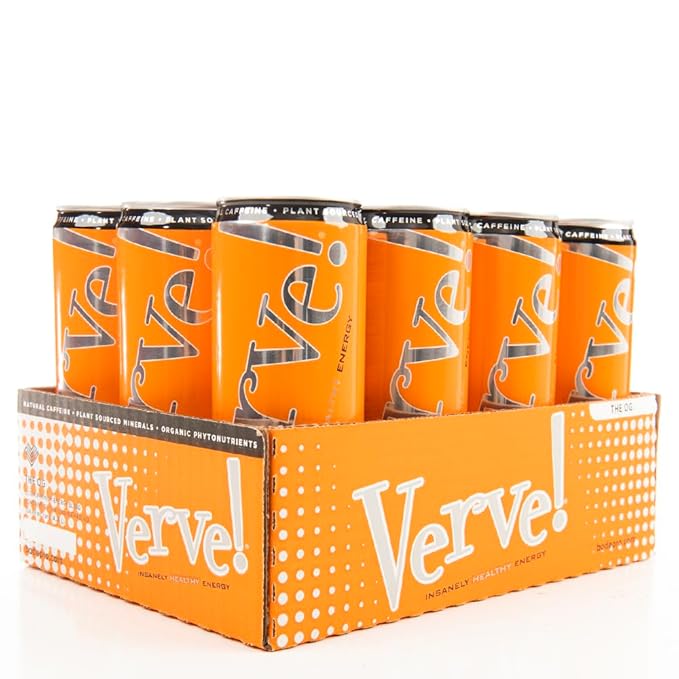 BodePRO Verve Original Energy Drink | Natural Caffeine from Coffee Beans | Packed with Vitamin B12 Vitamin C A B E and Minerals | Antioxidant-Rich | Tropical Flavor | 12oz | Healthy Energy Drink