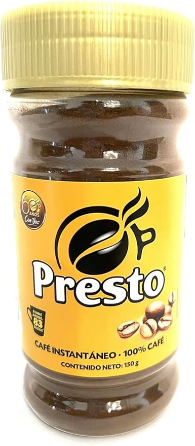 Cafe Presto Instant Coffee from Nicaragua - (150 gr)