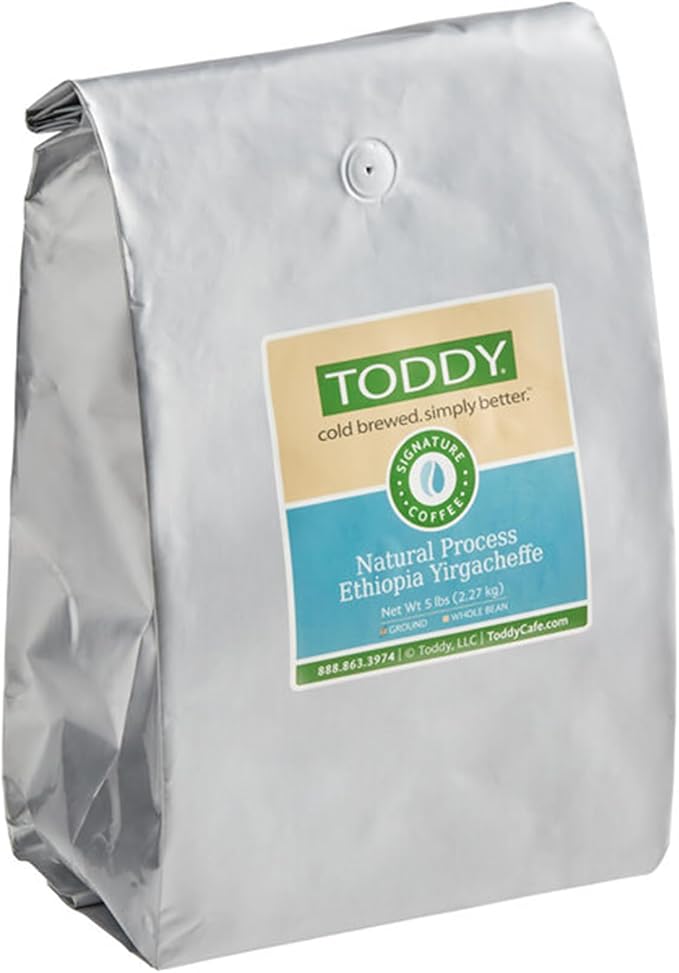 Toddy Ethiopia Yirgacheffe Cold Brew Coarse Ground Coffee 5 lb. WS-103CBETHP5LB-NPF