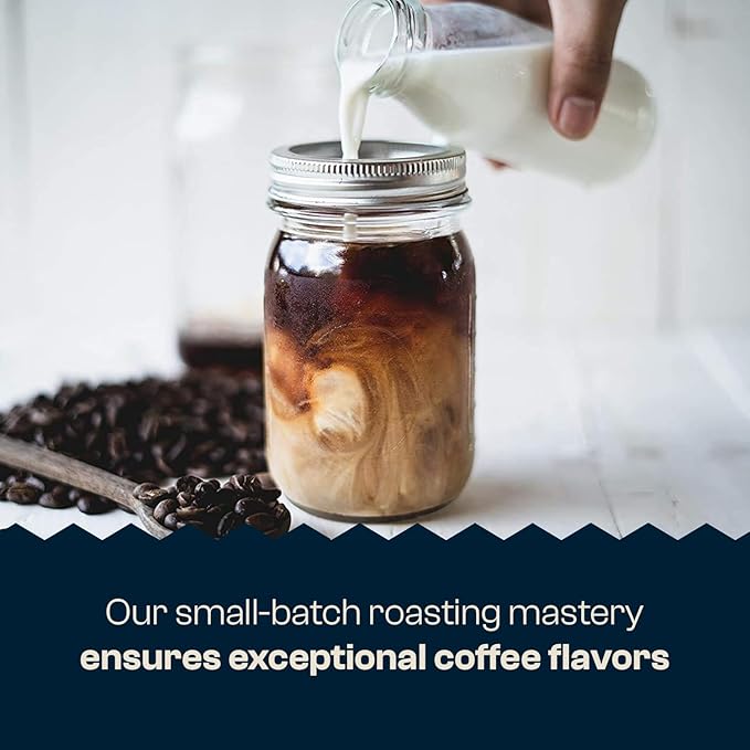 Peruvian Organic Cold Brew Coffee Single Origin &amp Gourmet Beans Tasting Notes Of Caramel With A Touch of Cherry &amp Orange Medium Roast Coarse Whole Bean 2 lb Coffee Bag
