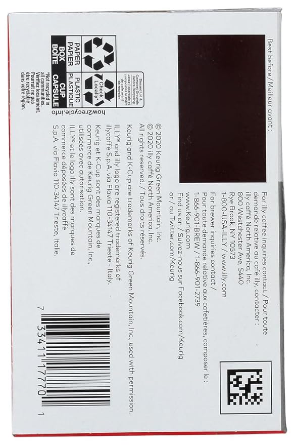 Illy K-Cup Pods 2 Boxes of 10 K-cups (Medium Roast)