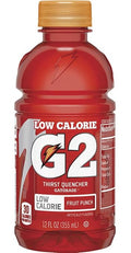 Gatorade Ready-to-Drink 12 oz Bottles G2 Fruit Punch 24 per case