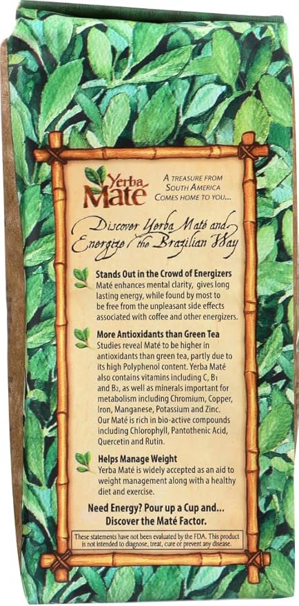 Organic Yerba Mate Fresh Green Loose Herb Tea 2 Packs (12 oz (340 g))