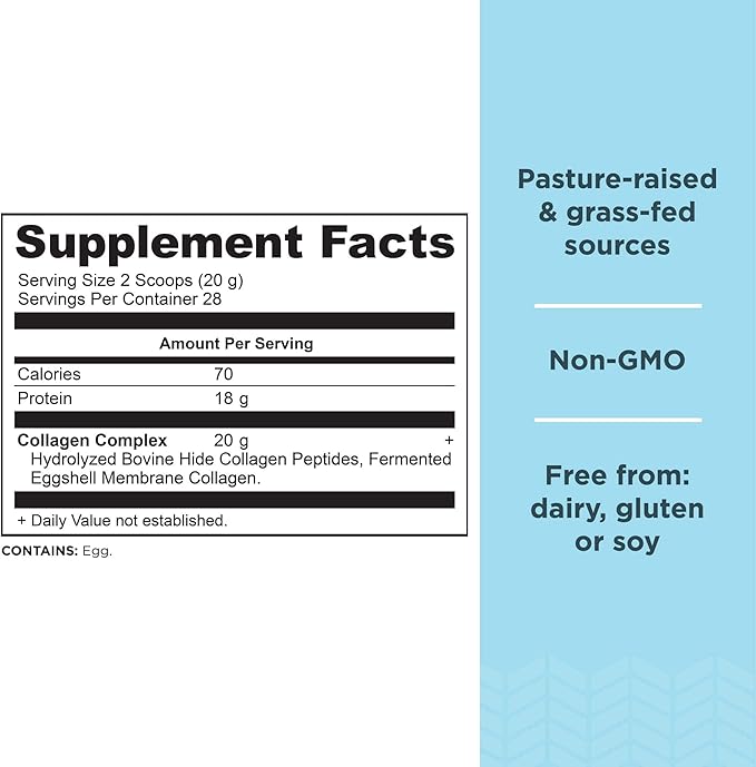 Ancient Nutrition Collagen Peptides Collagen Peptides Powder Unflavored Hydrolyzed Collagen Supports Healthy Skin Joints Gut Keto and Paleo Friendly 28 Servings 20g Collagen per Serving