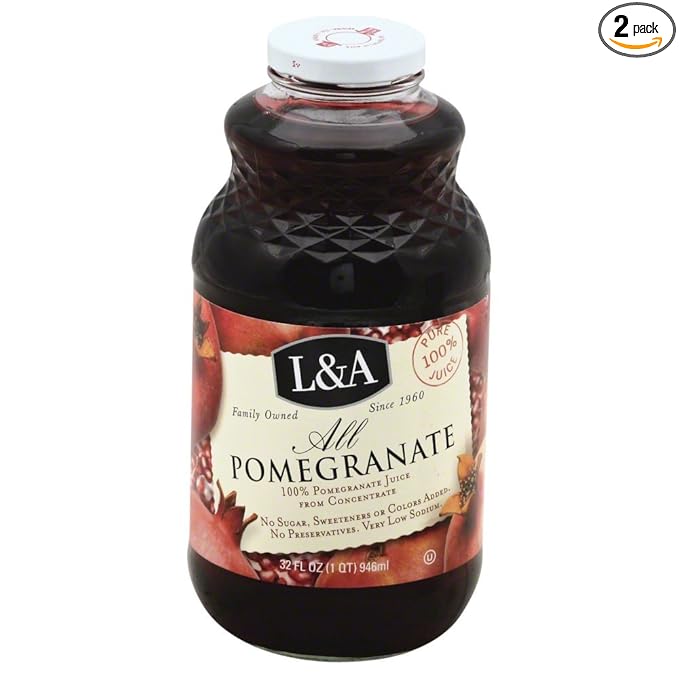 L &amp A Juice All Pomegranate 32.0 FO(Pack of 2)