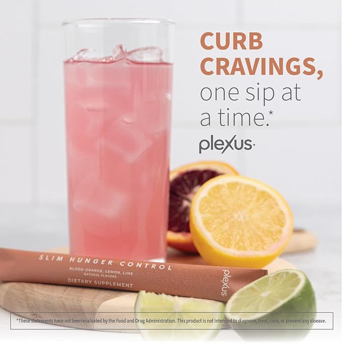 Plexus Slim Hunger Control | 30 Packets | Dietary Supplement &amp Glucose Metabolism Support | Vegan Gluten Free | Health Drinks