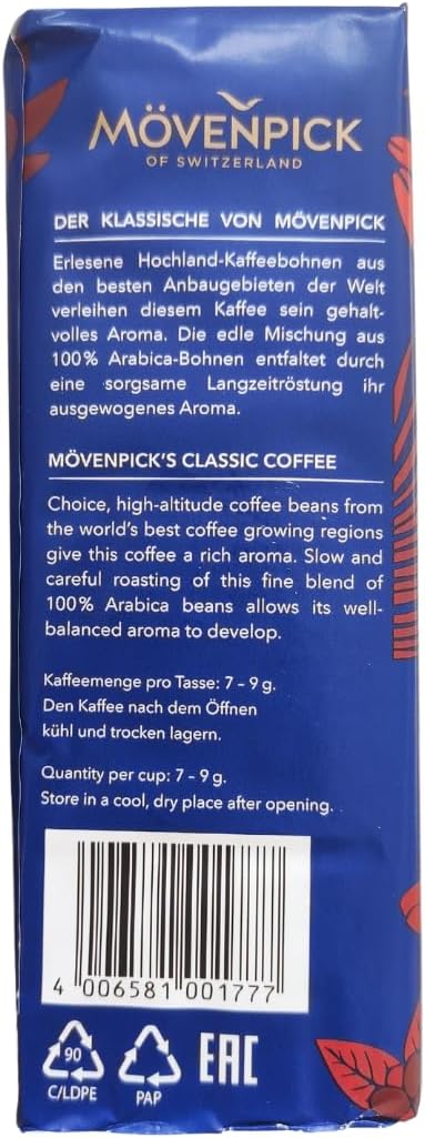 Himmlische Original German roast ground coffee 500g (pack of 2)