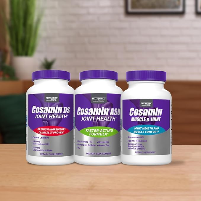 Nutramax Laboratories Cosamin® DS Joint Health Supplement with Glucosamine &amp Chondroitin for Adult Men &amp Women Joint Supplement 210 Capsules