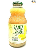 Santa Cruz Organic 100% Juice Lemon 32 oz (Pack of 6)