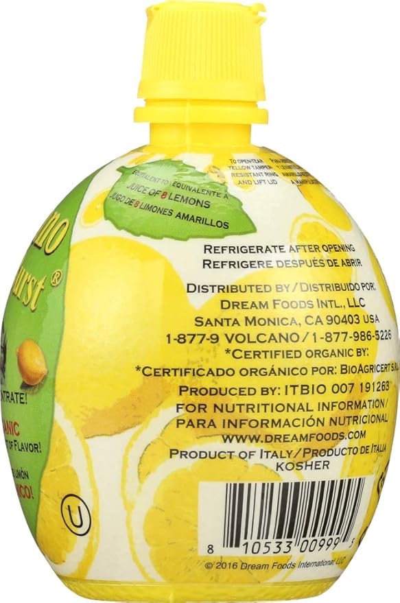 Dream Foods Volcano Burst Lemon 6.76 Fl Oz (Pack of 12)