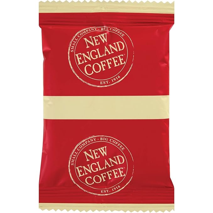 New England Colombian Supremo Coffee - Colombian Supremo Rich Aroma - 2.5 oz Per Pack - 24 / Carton