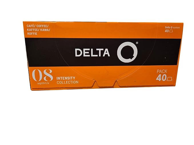 Delta Q Espresso Pods for Delta Q machines aQtivus - Intensity 8 Notes of Roasted Nuts and Subtle Fruit XL Pack - 40 Capsules