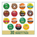 30 Count – Variety Pack Coffee Pods K Cup Sampler – French Roast Black Silk Breakfast House Colombian Classic Dark Magic Original for Brewers