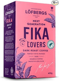 Lofbergs Dark Roast Ground Coffee 15.9oz/450g (Pack of 12)