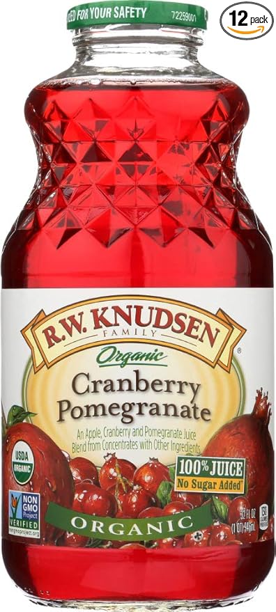 Knudsen Organic Cranberry Pomegranate Juice (12x32 OZ)