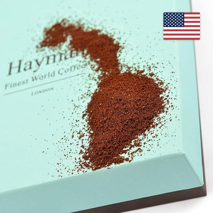 Hayman 100% Kona Coffee From Hawaii Ground Medium Roast | Fresh Roasted Hawaiian Coffee (7 Ounce)