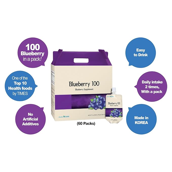Blueberry 100 Juice (Pack of 60)