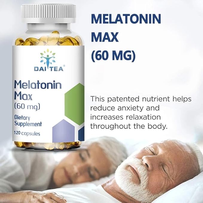 Helps Relax and Promote Natural Sleep Sleep Aid Asleep Quickly 120 copsules