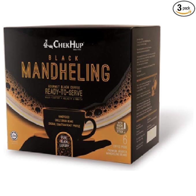 Chek Hup Black Mandheling Coffee 60g (3 Count)