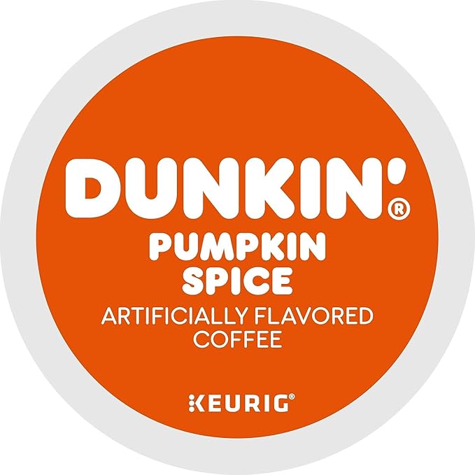 Dunkin' Donuts Pumpkin Spice Coffee Keurig K-Cup Pods Medium Roast 24/Box