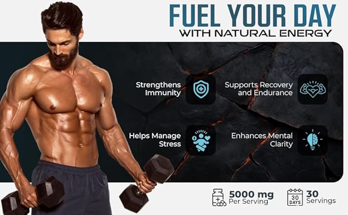 Shilajit Plus Gummies – 5-in-1 Adaptogen Energy &amp Focus Supplement | Shilajit Ashwagandha Lion’s Mane Sea Moss &amp Beet Root | Natural Energy &amp Stress Support | Made in USA Vegan 60ct