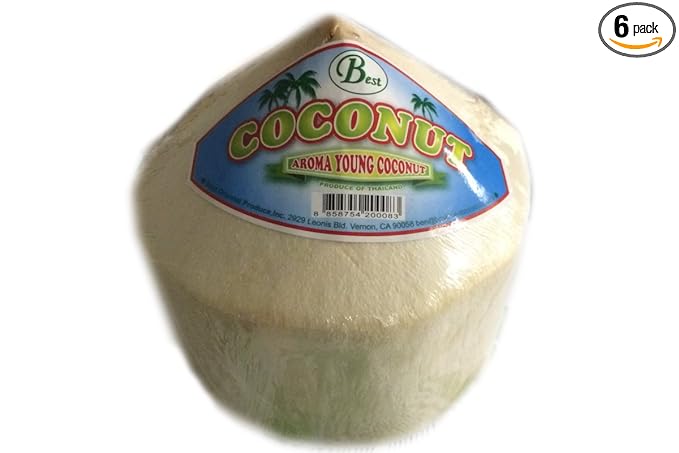 Fresh Young Coconut (Aroma Young Coconut) - Pack of 6