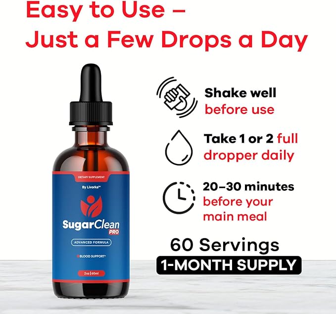 (3 Pack) Sugar Clean Pro Drops - Official SugarClean Pro Advanced Premium Liquid Formula Support - Maximum Strength Natural Supplement for Overall Health &amp Wellness Reviews 3 Bottles for 3 Month
