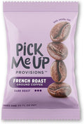 Pick Me Up Provisions French Roast Coffee Fraction Packs Dark Roast Ground Coffee Single‑Serve Fraction Packets 42 Count Carton Bold Flavor Coffee for Office Breakroom