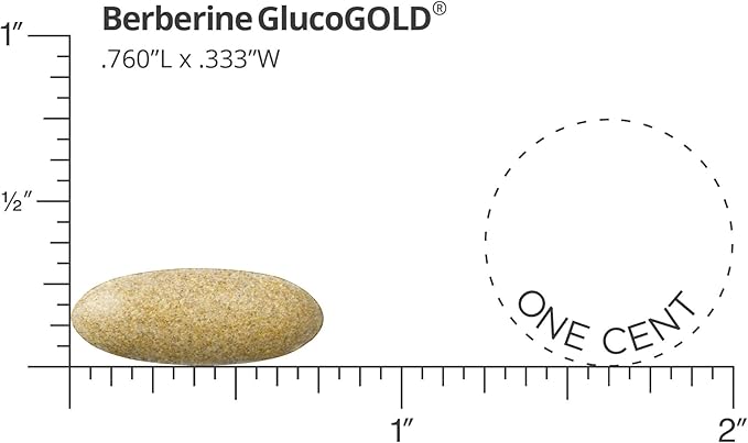 Dr. Whitaker’s Berberine GlucoGold Supplement with 1500 mg per Day of BerberPure Berberine Concentrated Cinnamon Crominex Chromium and Banaba Leaf Extract (90 Tablets) (Pack of 2)