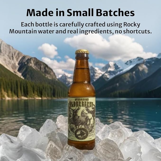Rocky Mountain Soda 24‑Pack 12 Fl Oz Bottles Small‑Batch Craft Soda Pop Gluten‑Free Vegan Organic Cane Sugar No Preservatives No Added Sodium Prickly Pear Soda Pop