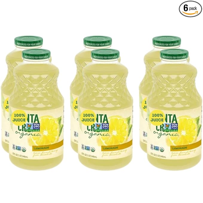 ORGANIC Lemonade - 32 Ounce - 6 per case.