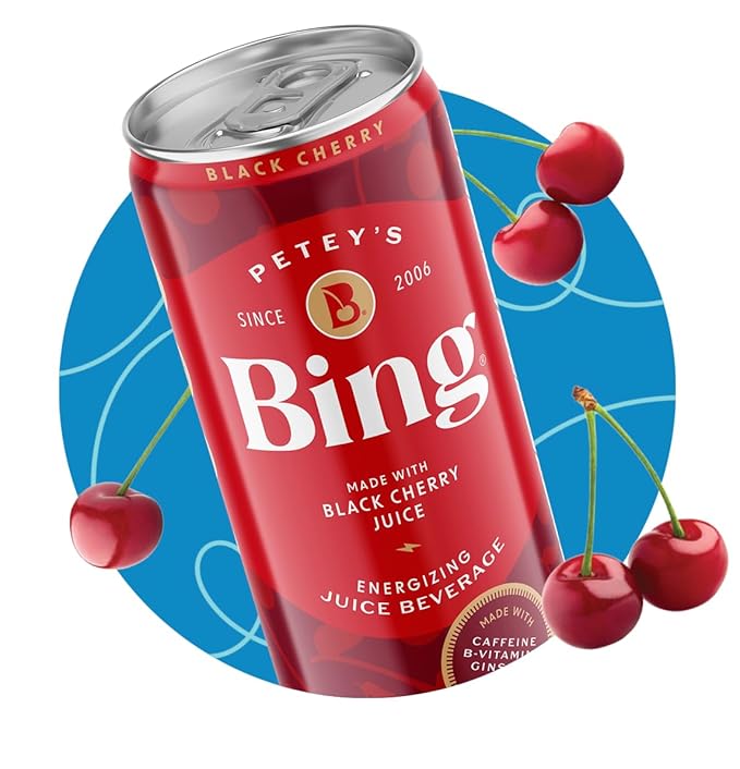BING Energizing Juice Beverage – VARIETY All 6 Flavors (12oz/12pk) – Made with REAL Juice! Low Calorie 5 B-Vitamins &amp Ginseng 100-125mg Caffeine Vegan Gluten + Dairy Free. Incredibly DELICIOUS