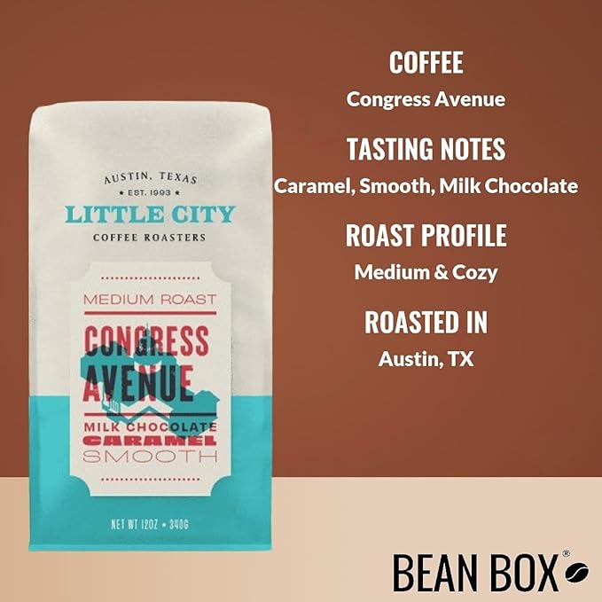 Bean Box Sampler - Roasted by Little City Roasters 2-Pack Freshly Ground Coffee Gourmet Coffee