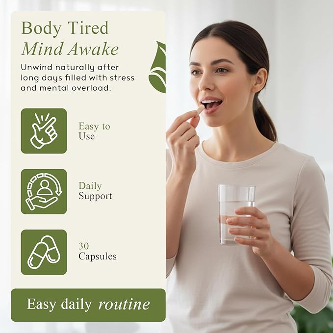 Sleep - Natural Sleep Aids for Adults with l theanine Supplement Ashwagandha Magnesium Valerian Root Melatonin - Non-Habit Forming Formula for Rejuvenating - 90 Capsules (Pack of 3)