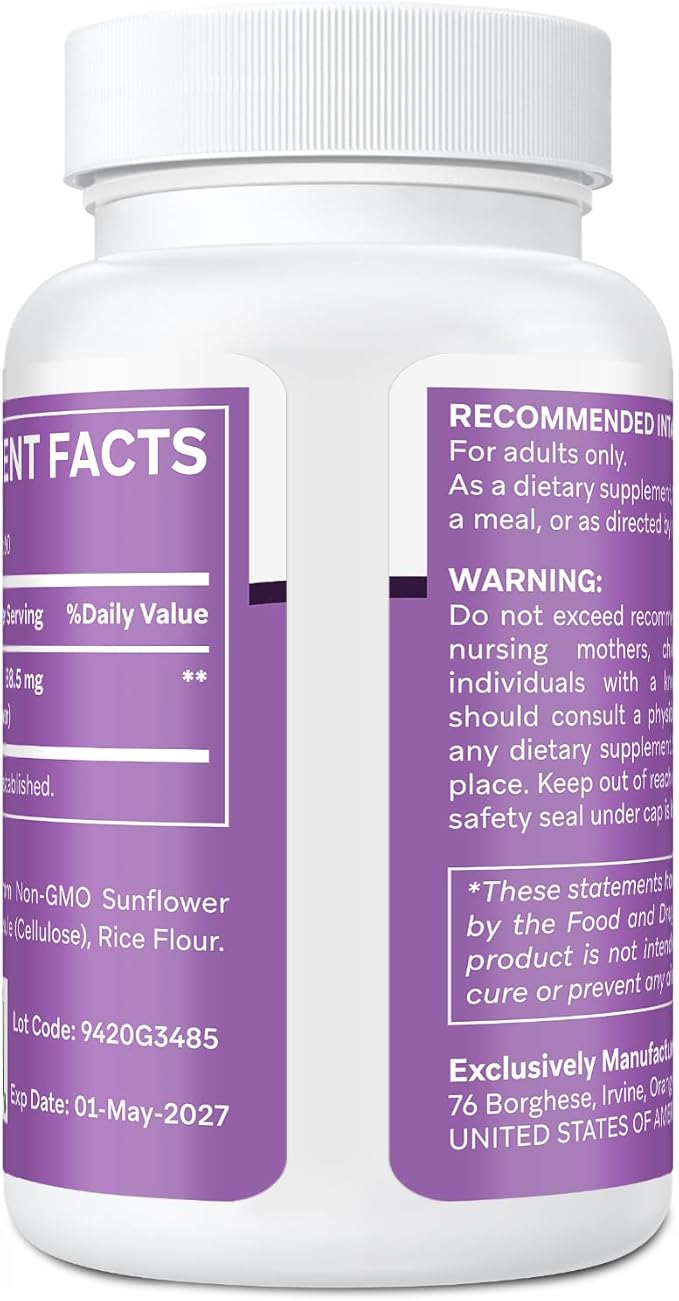 Liposomal Saffron Supplements 88.5 mg Maximum Absorption 100% Pure Saffron Extract Capsules for Mood Energy Vision &amp Focus - 60 Vegan Capsules